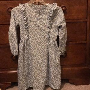 Chasing Fireflies blue floral ruffle dress